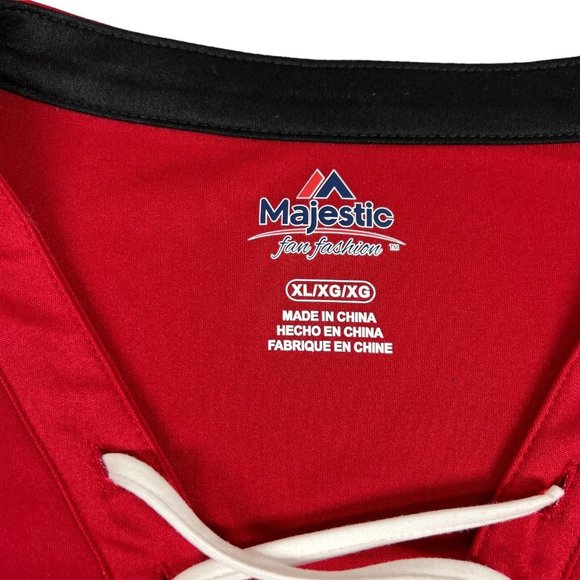 Majestic Football Jersey Women XL Atlanta Falcons Julio Jones #11 NFL Team - Picture 3 of 9